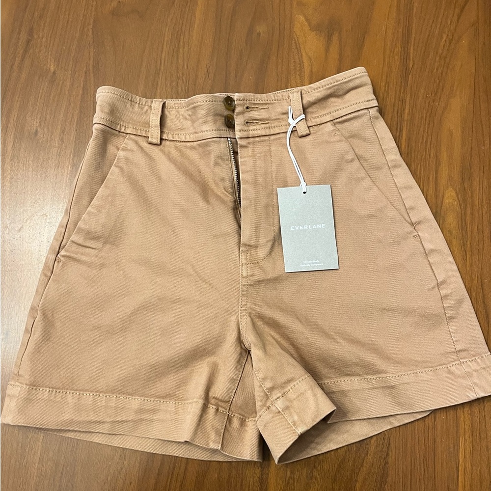 Everlane Way High Shorts- 00 NWT